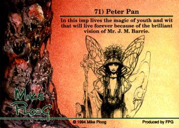 1994 FPG Mike Ploog #71 Peter Pan Back