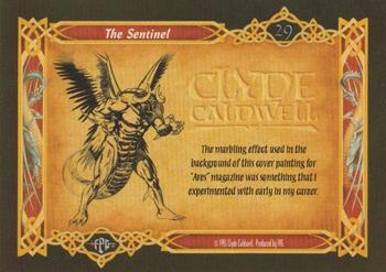 1995 FPG Clyde Caldwell #29 The Sentinel Back