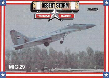 1991-92 Spectra Star Desert Storm Troops #68 MIG-29 Front