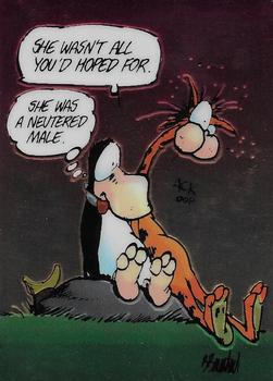 1995 Krome Bloom County / Outland #86 Opus tries to mend Bill's broken heart. Front