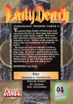 1995 Krome Lady Death 2 #94 Kali Back