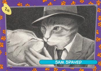 1992 SkyBox Garfield Premier Edition #24 Sam Spayed Front