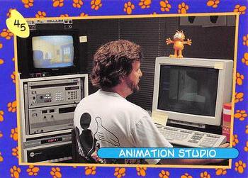 1992 SkyBox Garfield Premier Edition #45 Animation Studio Front