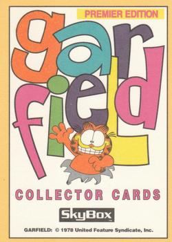 1992 SkyBox Garfield Premier Edition #99 Thanks! Jim Davis Back