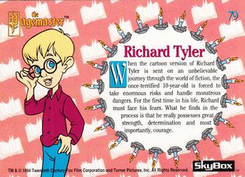 1994 Skybox Pagemaster #79 Richard Tyler Back