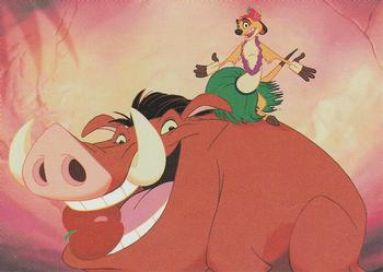 1994 SkyBox The Lion King Series 1 & 2 #147 Pumbaa and Timon's Help Front