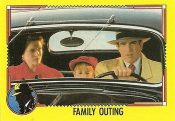 1990 Topps Dick Tracy Movie #41 Family Outing Front