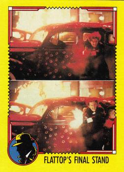 1990 Topps Dick Tracy Movie #81 Flattop's Final Stand Front