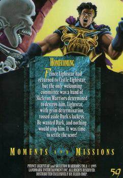 1995 Fleer Skeleton Warriors #59 Homecoming Back