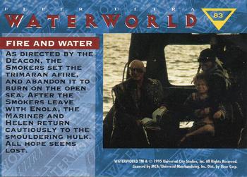 1995 Ultra Waterworld #83 Fire and Water Back