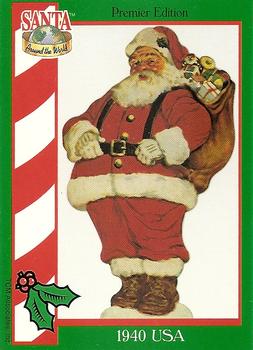 1994 TCM Santa Around The World #70 1940 USA / Checklist III Front