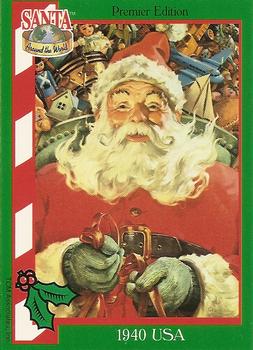 1994 TCM Santa Around The World #71 1940 USA / Checklist IV Front