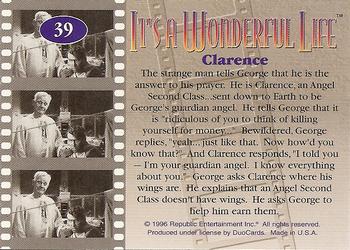 1996 DuoCards It's a Wonderful Life #39 Clarence Back