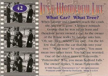 1996 DuoCards It's a Wonderful Life #42 What Car? What Tree? Back
