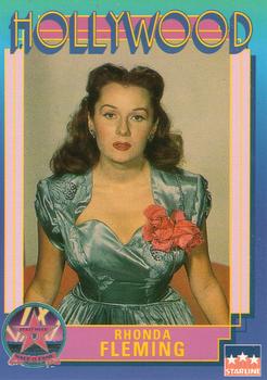 1991 Starline Hollywood Walk of Fame #110 Rhonda Fleming Front