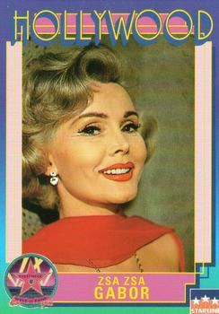 1991 Starline Hollywood Walk of Fame #72 Zsa Zsa Gabor Front