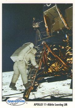 1990-92 Space Ventures Space Shots #0283 Apollo 11 - Aldrin Leaving LM Front
