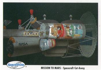 1990-92 Space Ventures Space Shots #0322 Mission to Mars - Spacecraft Cut-Away Front