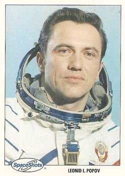 1990-92 Space Ventures Space Shots #0229 Leonid I. Popov Front