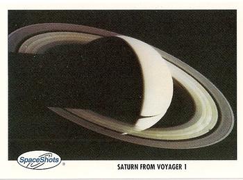 1990-92 Space Ventures Space Shots #0316 Saturn from Voyager 1 Front