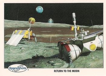 1990-92 Space Ventures Space Shots #0320 Return to the Moon Front
