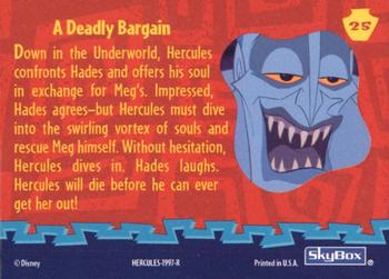 1997 Skybox Disney Hercules #25 A Deadly Bargain Back