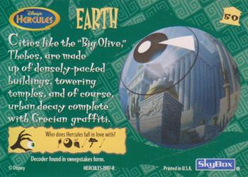 1997 Skybox Disney Hercules #50 Earth ... Cities like the 