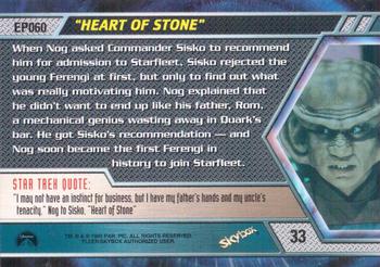 1999 SkyBox Star Trek: Deep Space Nine: Memories from the Future #33 Nog Joins Starfleet Back
