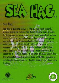 1993 Card Creations Popeye #16 Sea Hag Back