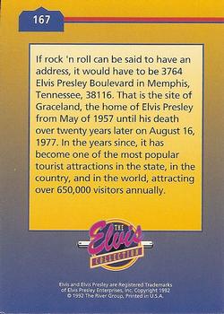 1992 The River Group The Elvis Collection #167 If rock 'n roll can be said to have an address... Back