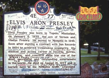 1992 The River Group The Elvis Collection #164 Here's the Tennessee register that stands... Front