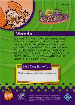 2004 Upper Deck Nicktoons #NT-51 Wanda Back