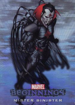 2011 Upper Deck Marvel Beginnings S1 - Marvel Villains Hologram #H-28 Mister Sinister Front