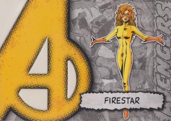 2012 Upper Deck Marvel Beginnings S2 - Avengers Die Cut #A-13 Firestar Front