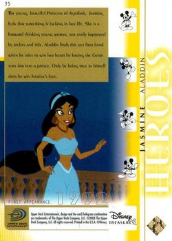 2003 Upper Deck Disney Treasures #35 Jasmine Back