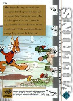 2003 Upper Deck Disney Treasures #138 Max Hare Back