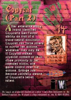 1996 WildStorm DV8 #14 Copycat (Part 2) Back