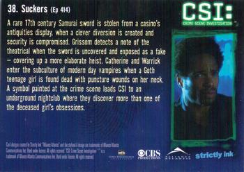 2004 Strictly Ink CSI Series 2 #38 Suckers Back