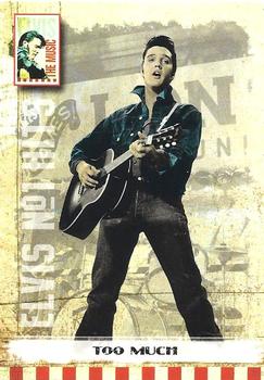 2008 Press Pass Elvis the Music #5 Too Much Front