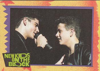 1989 Topps New Kids on the Block #12 NKOTB Quiz! Question #2 Front