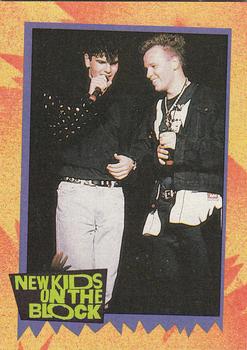 1989 Topps New Kids on the Block #49 On the Road Front