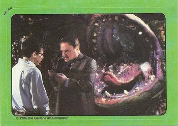 1986 Topps Little Shop of Horrors #8 / While trying to revive Audrey Front