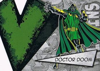 2012 Upper Deck Marvel Beginnings S3 - Villains Die Cut #V8 Doctor Doom Front
