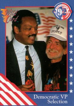 1992 Wild Card Decision '92 #31 Jesse Jackson / Willie Nelson Front