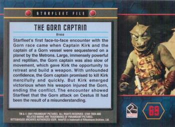 2001 Rittenhouse Star Trek 35th Anniversary HoloFEX #69 The Gorn Captain Back