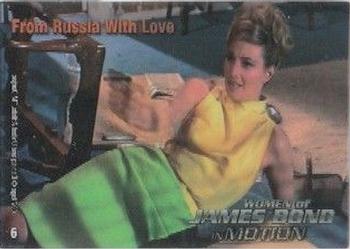 2003 Rittenhouse The Women of James Bond in Motion #6 Daniela Bianchi as Tatiana Romanova Front