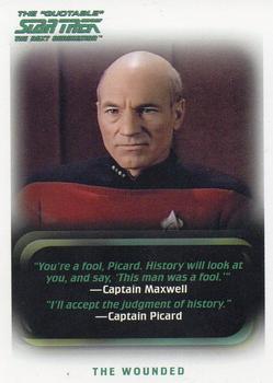 2005 Rittenhouse The Quotable Star Trek: The Next Generation #96 The Wounded Front