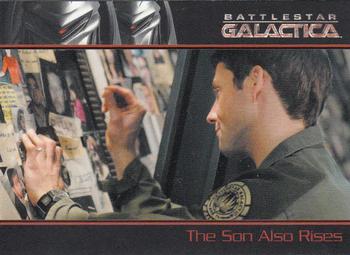 2008 Rittenhouse Battlestar Galactica Season Three #57 Lampkin meets with Caprica Six and manipulat Front