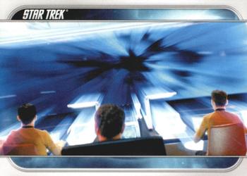 2009 Rittenhouse Star Trek Movie Cards #41 Sulu and Chekov at the helm Front