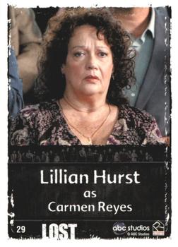 2010 Rittenhouse Lost Archives #29 Lillian Hurst as Carmen Reyes Back